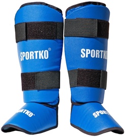 Защита голени и стопы SportKO 331, синий, S