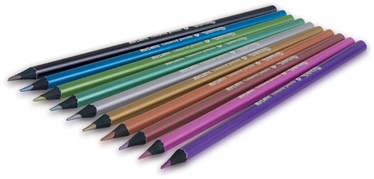 Цветные карандаши Colorino Metalic, 10 шт.
