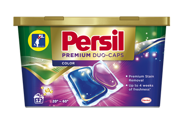 Skalbimo kapsulės Persil Duo-Caps Premium Color, 12 vnt
