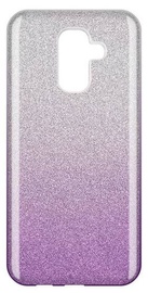 Wozinsky Glitter Shining Back Case For Samsung Galaxy A6 Plus Purple