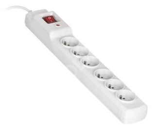 ActiveJet Surge Protector 6 Outlet Grey 1.5m