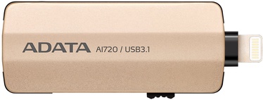 A-Data i-Memory AI720 Flash Drive 32GB USB 3.1 Gold