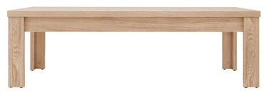 Black Red White Luttich Coffee Table Barrique Oak
