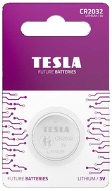 Baterijas Tesla, CR2032, 3 V, 1 gab.