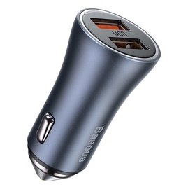 Зарядное устройство Baseus, USB 3.0, серый, 40 Вт