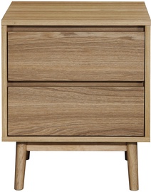 Ночной столик Home4you Blossom 28897, дубовый, 46.5 x 46 x 51.5 см
