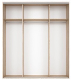 Black Red White Wardrobe Frame Nadir 210 Sonoma Oak