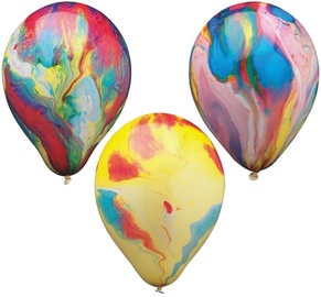 Balons Pap Star, daudzkrāsains, 8 gab.