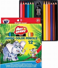 Цветные карандаши ErichKrause Art Berry Jumbo Color Pencils 12pcs