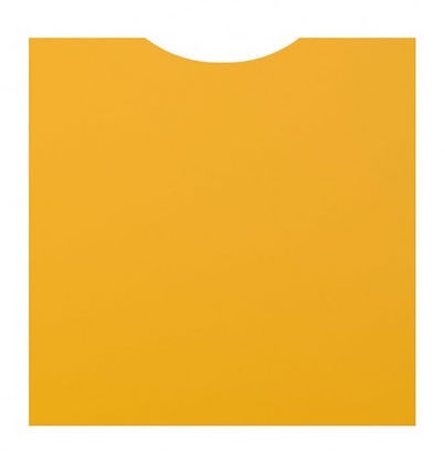 Дверь, 37.5 см x 1.5 см, ламинированная древесно-стружечная плита (lmdp)/поливинилхлорид (пвх), желтый