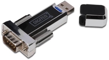 Adapter Digitus USB - RS-232 USB 1.1, Serial Port, 80 m, teras