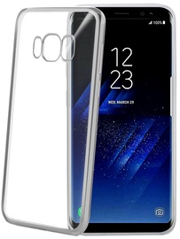 Celly Laser Back Case For Samsung Galaxy S8 Silver