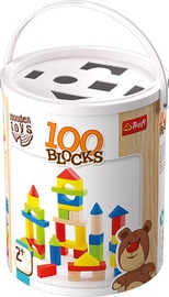 Konstruktors Trefl Wooden Toys Blocks, 100 gab.