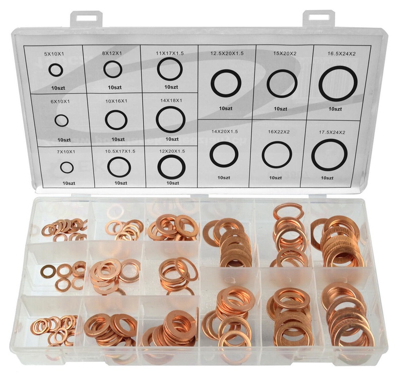 Принадлежности Geko Metric Copper Washer Assortment