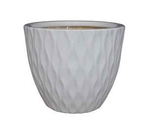 Puķu pods IP15-559 29x23cm, balts