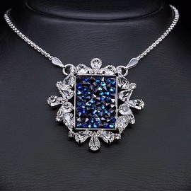 Diamond Sky Pendant Crystal Mosaic With Swarovski Crystals