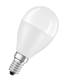 Лампочка Osram LED, P45, теплый белый, E14, 7.5 Вт, 806 лм