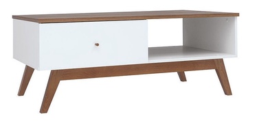 Kohvilaud Black Red White Heda White/Larch, 1105x600x455 mm