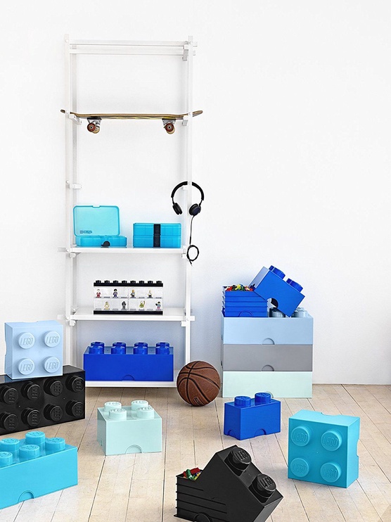 Daiktadėžė LEGO® Storage Brick 8, 12.1 l, mėlyna, 25 x 50 x 18 cm