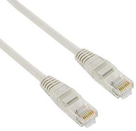 4World CAT e5 Patch Cable Gray 0.5m