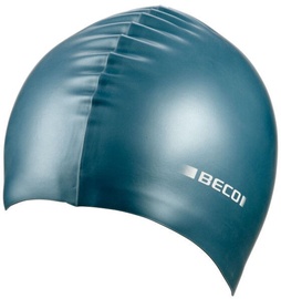 Шапочка для плавания Beco Silicone Metallic, зеленый