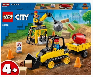 Konstruktor LEGO City Ehitusbuldooser 60252, 126 tk