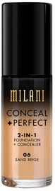 Milani Conceal + Perfect 2in1 Foundation + Concealer 30ml 06