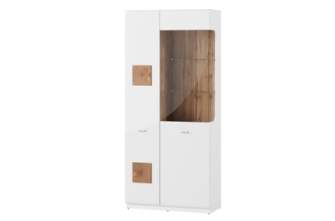 Vitrininė spinta Wood, 89 x 200 x 40 cm