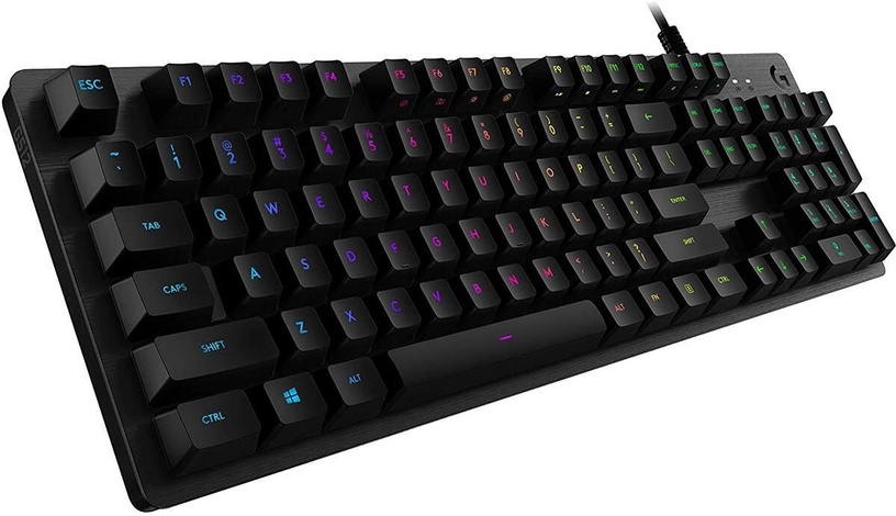 Klaviatuur Logitech G512 Lightsync RGB Brown, EN, must