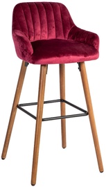 Bāra krēsls Home4you, sarkana