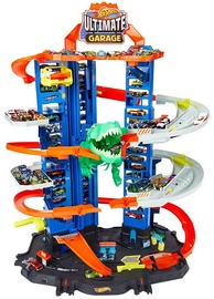 Transporto žaislų komplektas Mattel Hot Wheels City Ultimate Garage GJL14, įvairių spalvų