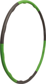 Hula hoop vingrošanas riņķi Schildkrot Fitness Hula Hoop, 1000 mm, 1.2 kg, melna/zaļa