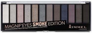 Acu ēnas Rimmel London Magnif'Eyes Eye Contouring Palette Smoke Edition, 14 g
