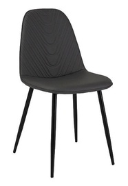 Стул для столовой Signal Meble Teo Black Steel/Grey, 1 шт.