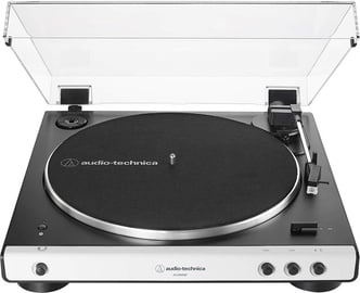 Audio-Technica AT-LP60XBT Fully Automatic Wireless Belt-Drive Turntable White