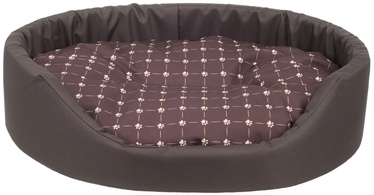 Лежанка Amiplay Fun Dog Oval Bedding M 52x44x14cm Brown