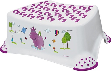 Keeeper Baby Step Stool Hippo White