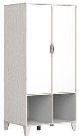 Black Red White Stanford Wardrobe Gray&White