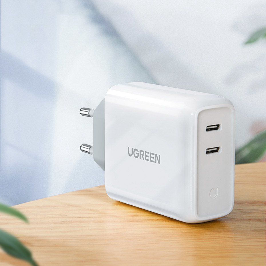 Зарядное устройство для телефона Ugreen, USB Type C/AC/DC - Ksenukai.lv