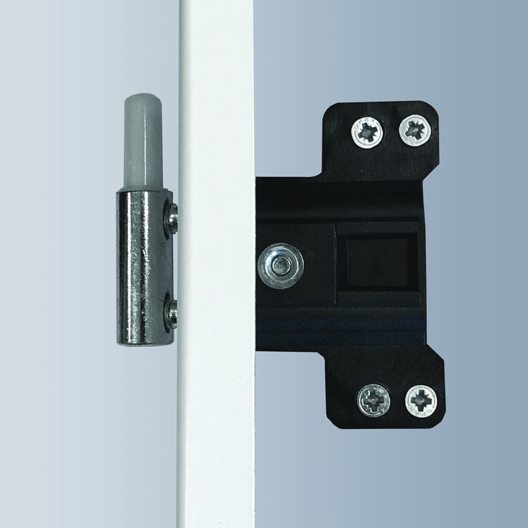 Полотно межкомнатной двери Classen Alvaro M1, левосторонняя, серый/дубовый, 203.5 см x 84.4 см x 4 см
