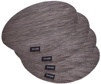 Fissman Table Mat Round D36cm 4Pcs Gray 0672