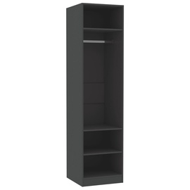 Гардероб VLX Chipboard, серый, 50 см x 50 см x 200 см