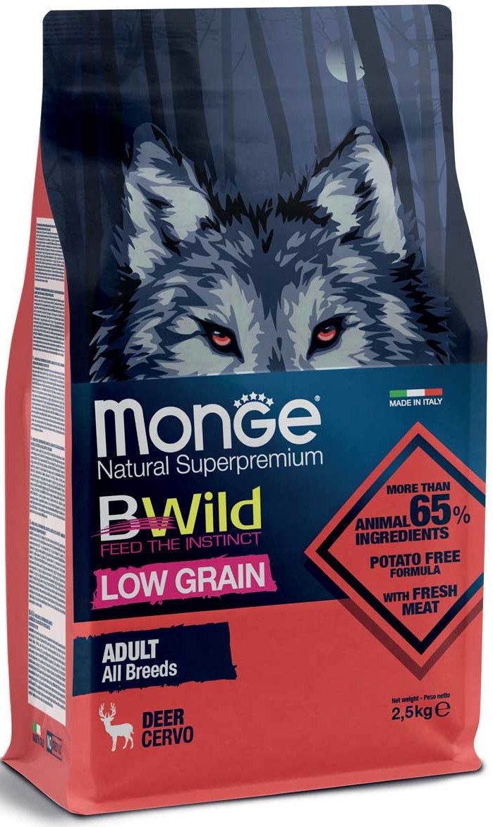 monge dog bwild low grain