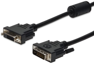 Assmann Extension Cable DVI-D/DVI-D Black 2m