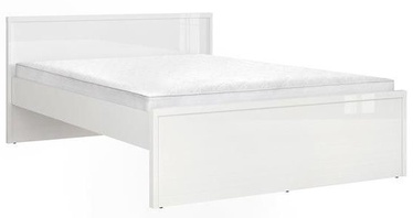 Black Red White Pori Bed 140 White