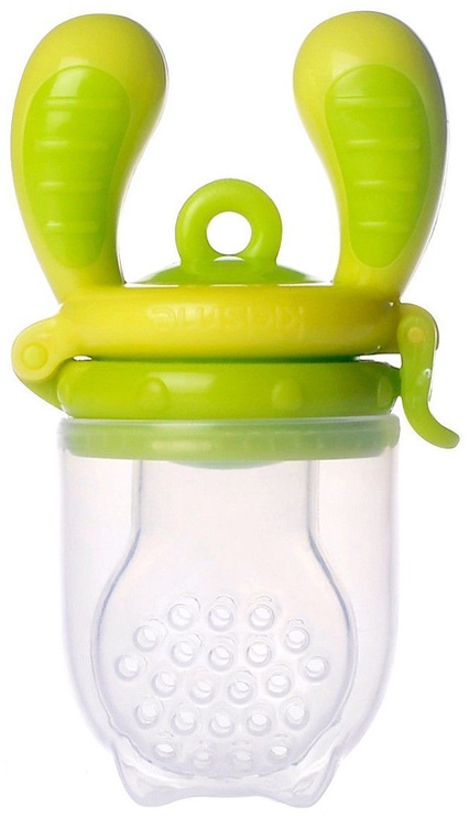 Ниблер для свежих продуктов Kidsme Food Feeder L Lime, 6+ мес., силикон/полипропилен (pp)