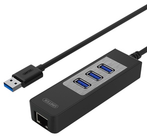 Unitek USB 3.0 3-Port Hub + Gigabit Ethernet Converter