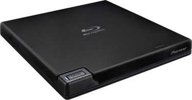 Blu-Ray Pioneer BDR-XD07TB External BD Writer Black, 280 g, juoda