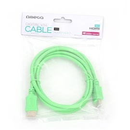Omega HDMI To HDMI Cable 1.5m Green