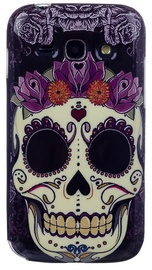 Zooky Silicone Back Case With Skulls Art Design Samsung Galaxy Ace 3